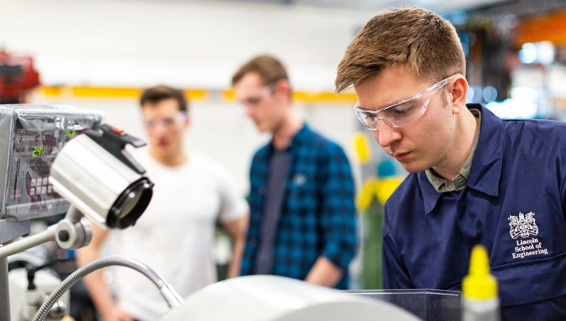 Engineering Student in Hands-On Workshop