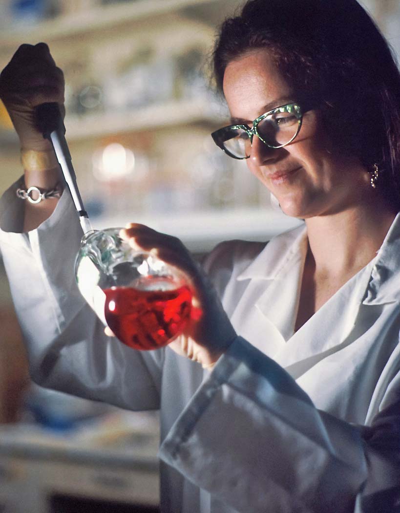 Woman Working in a Laboratory